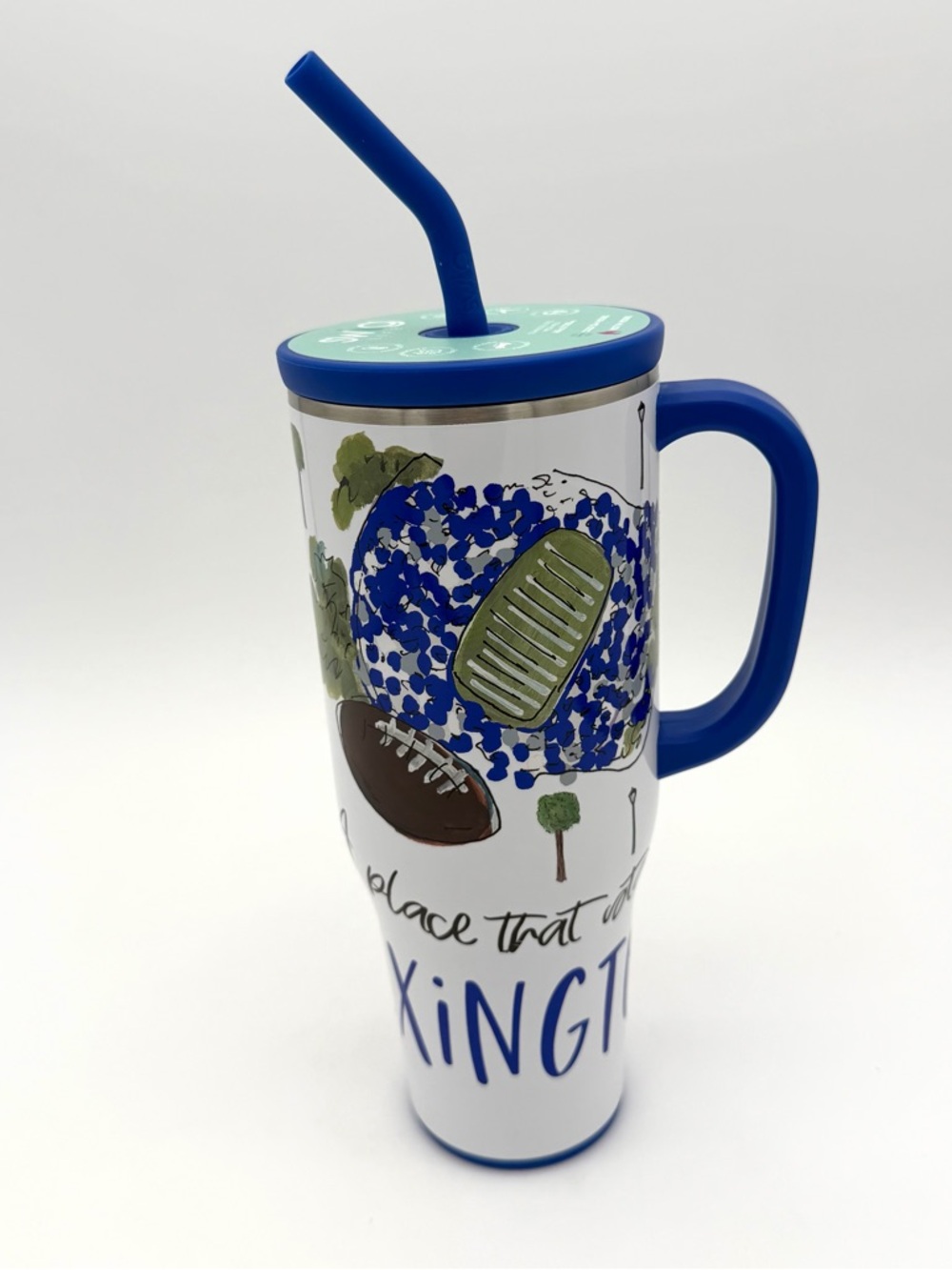 NWT New Swig Life SATURDAYS IN LEXINGTON Kentucky Mega Mug 40oz Tumbler Cup - Picture 2 of 4